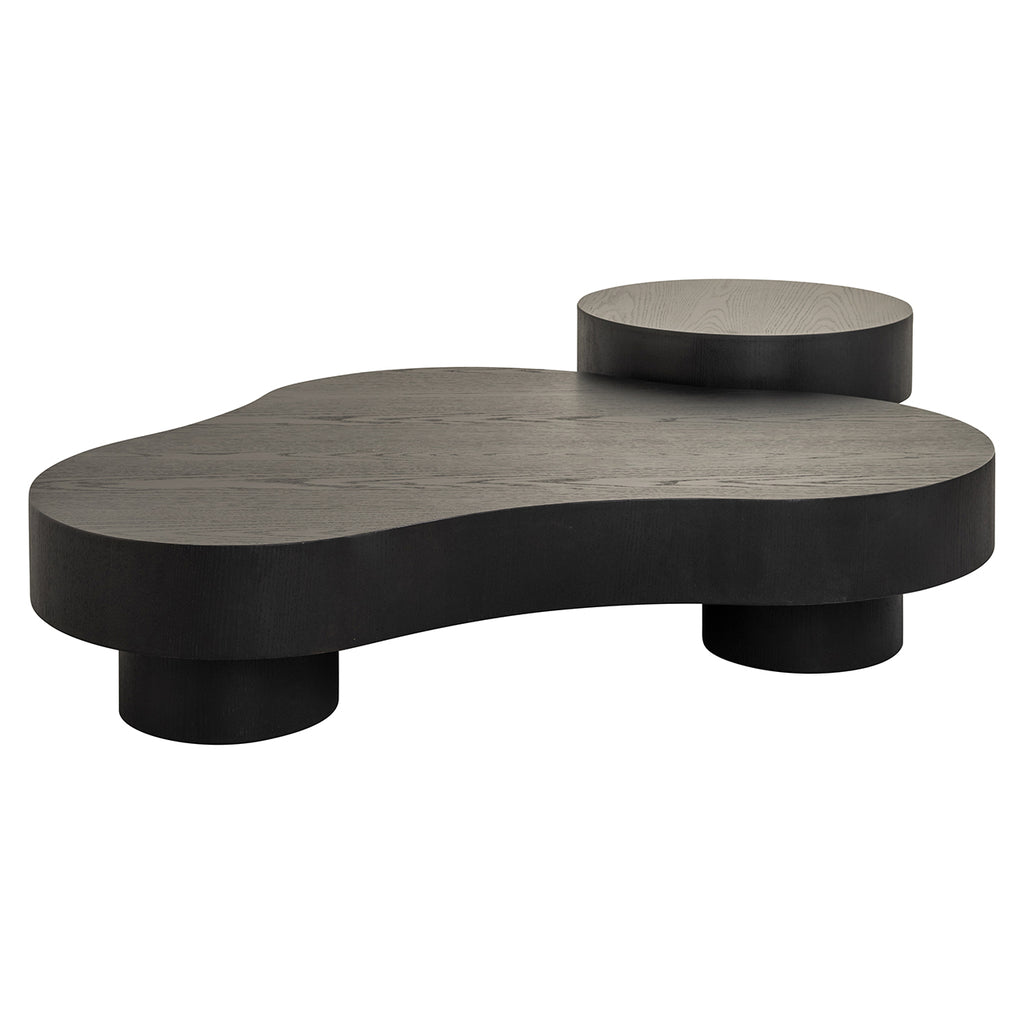 Bogor coffee table set of 2 dark coffee (Dark coffee)
