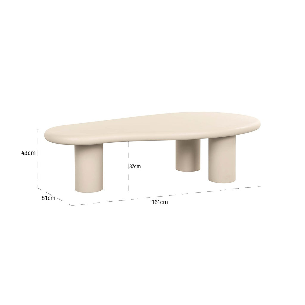 Salontisch Clayton (Beige)