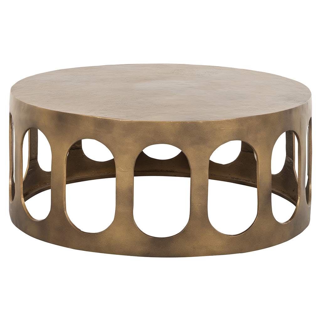 Du Pont Coffee Table (Brushed Gold)