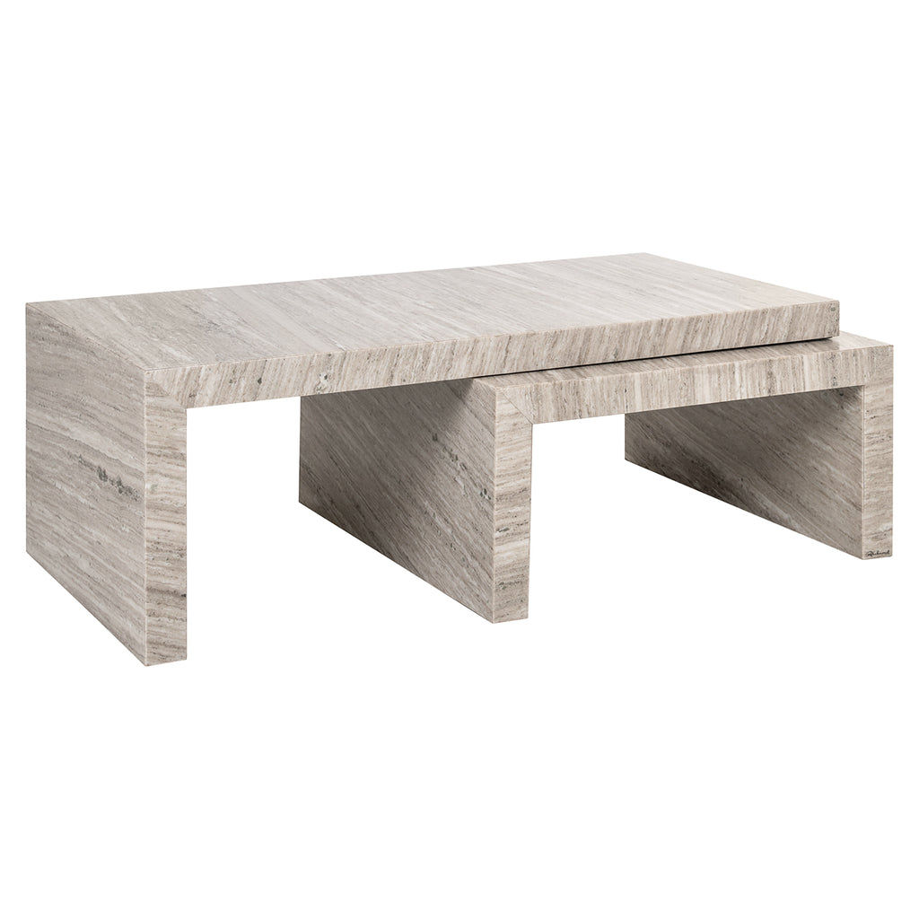 Salontisch Novaz Set von 2 (Weiß)