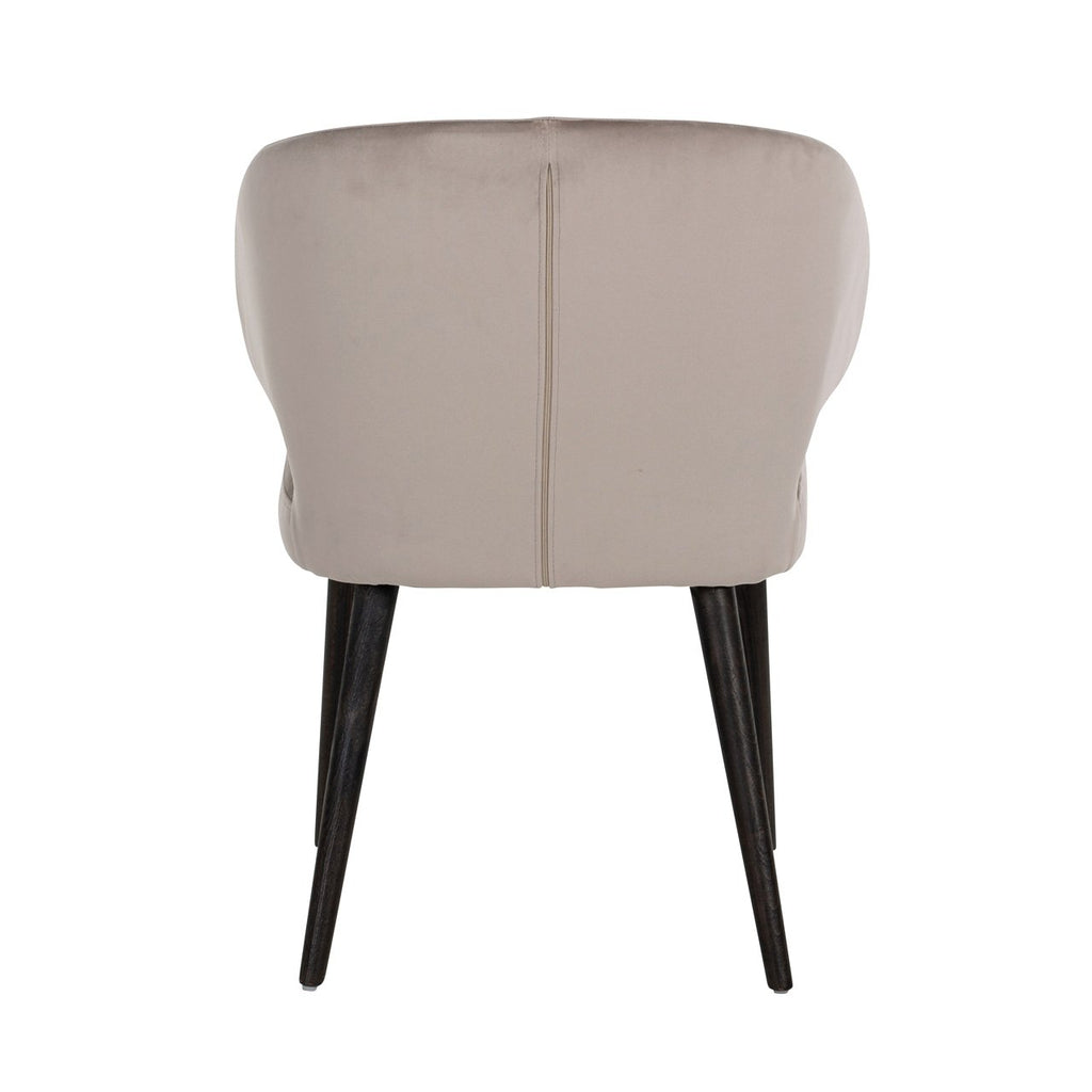 Chaise Indigo en velours kaki