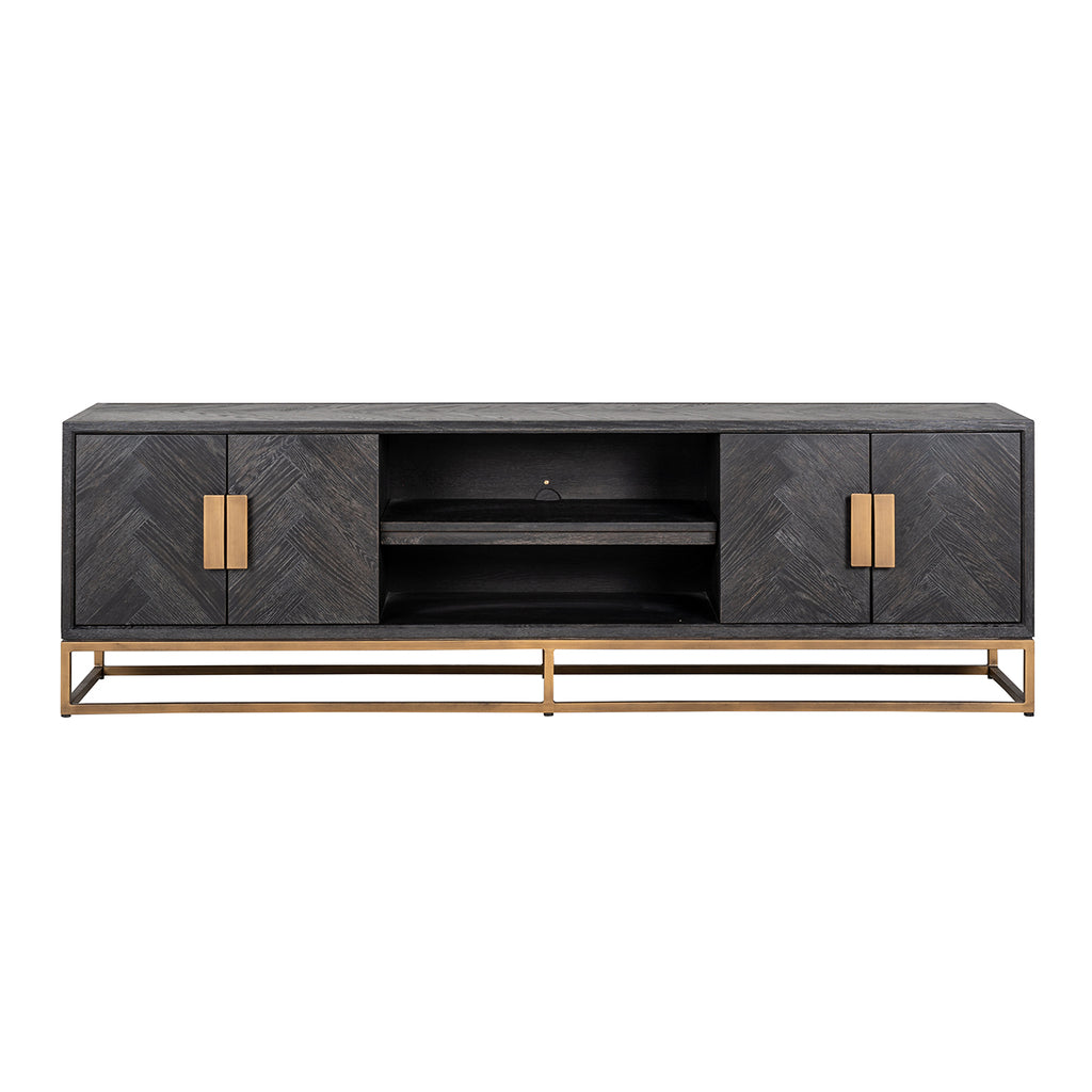 TV-Sideboard Blackbone Messing 4-türig 200