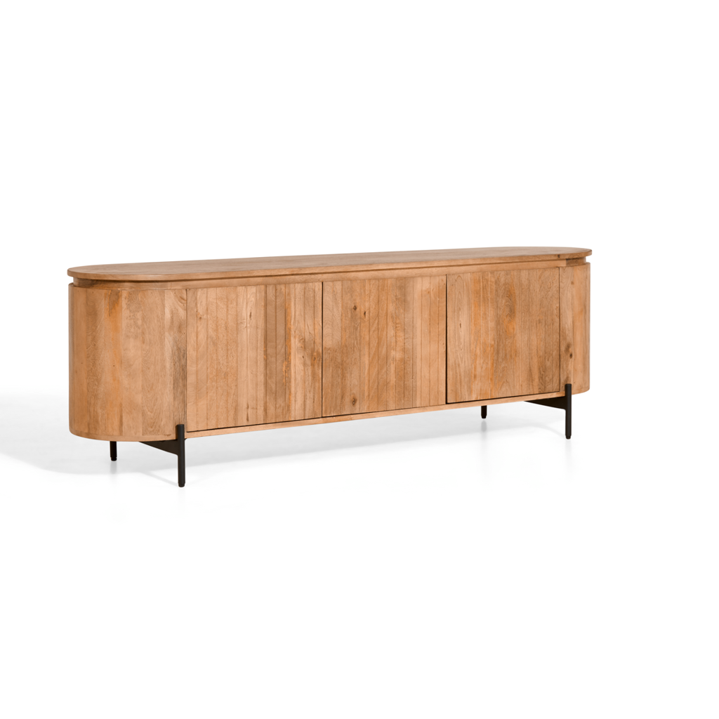 TV cabinet light brown 175x40x56