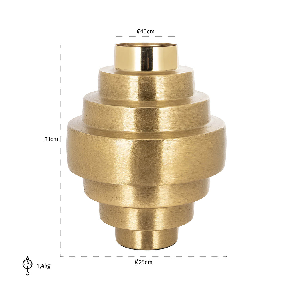 Vaas Akelei gold (Gold)