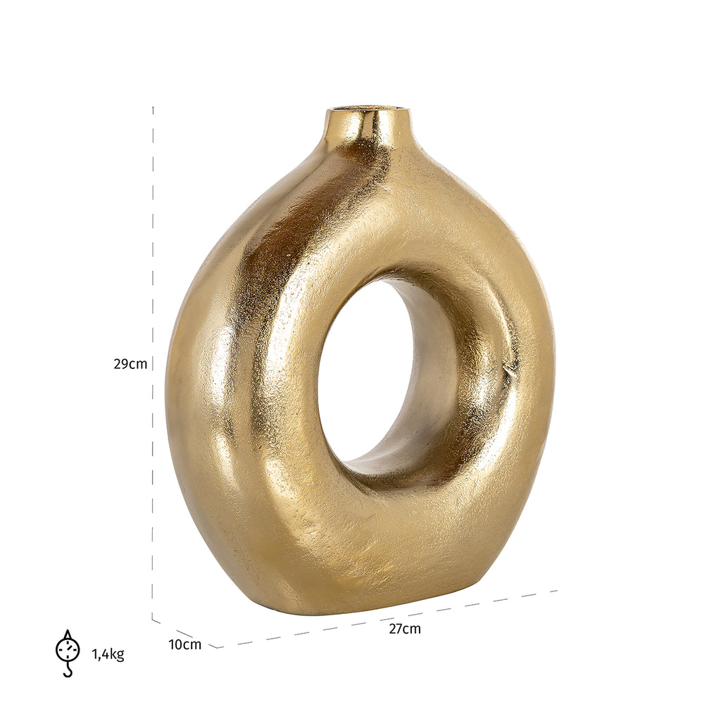 Vase Felicia gold