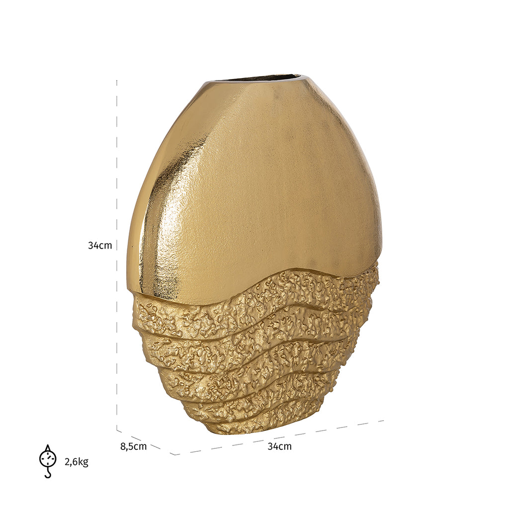 Vase Roxy large (Gold)