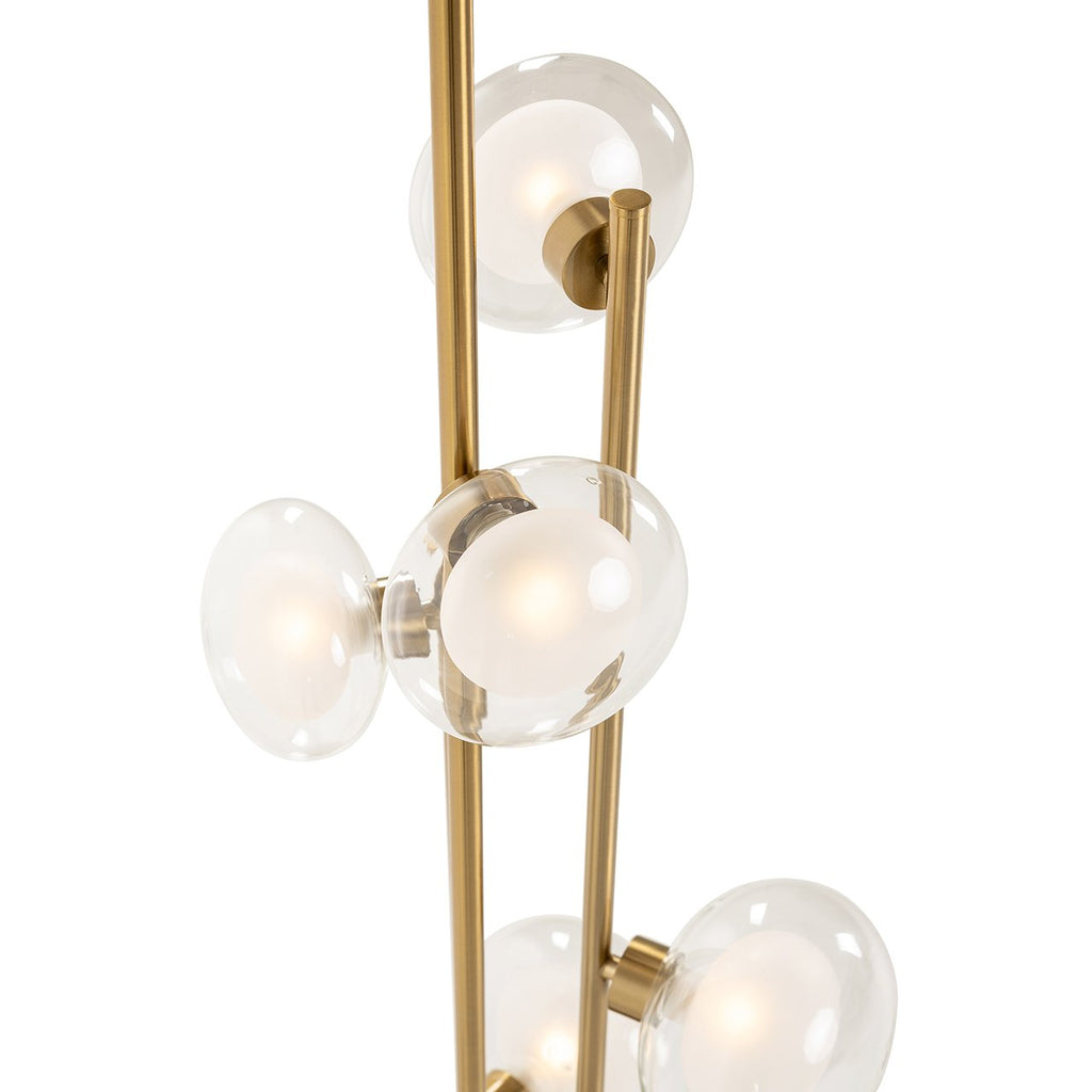 Stehlampe Luva Messing (Gebürstetes Gold)