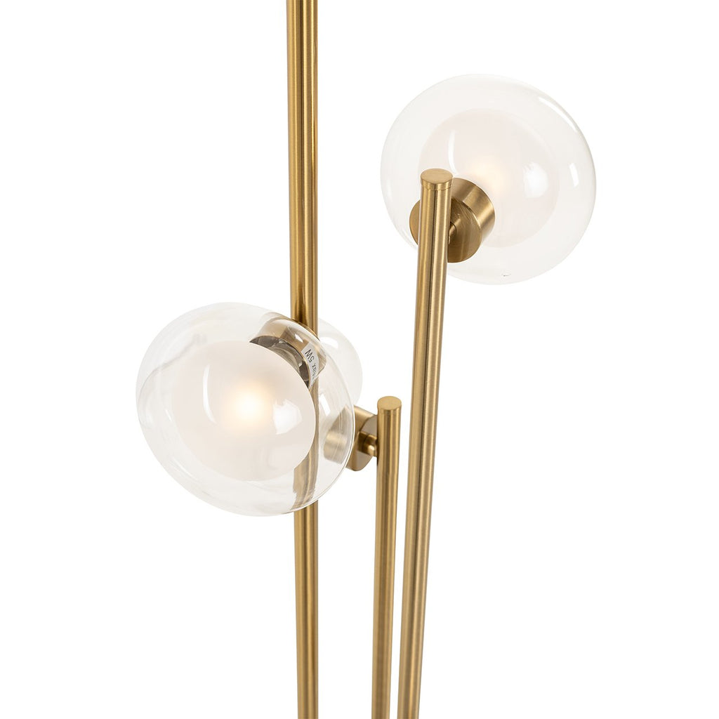 Stehlampe Luva Messing (Gebürstetes Gold)
